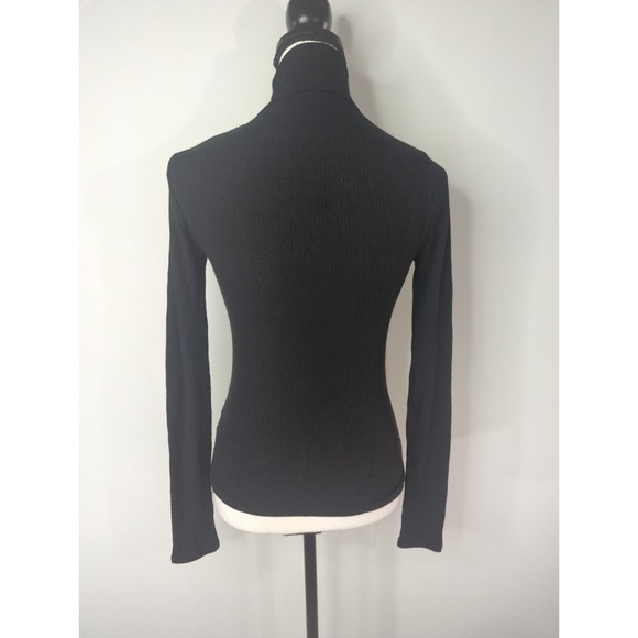 Faherty Women's Legend Rib Roscoe Turtleneck‎ Black Small NWOT - Picture 5 of 8